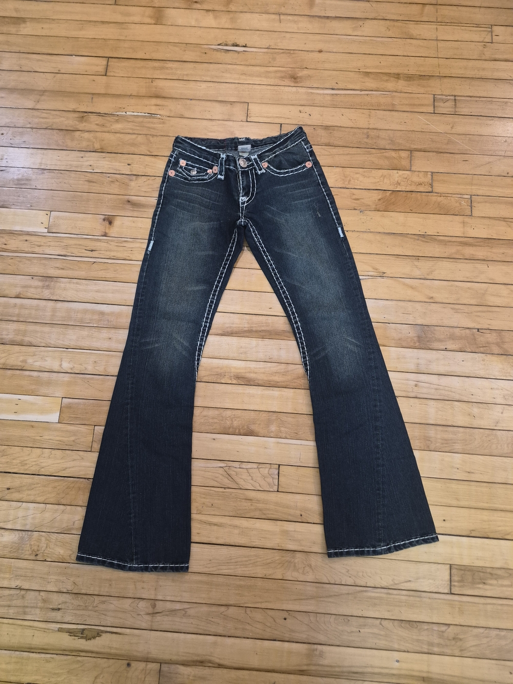 Vintage True Religion Joey Super T In Urban Cow Wash